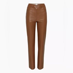 Aritzia Wilfred Vegan Leather High Waisted Pants MAKE AN OFFER